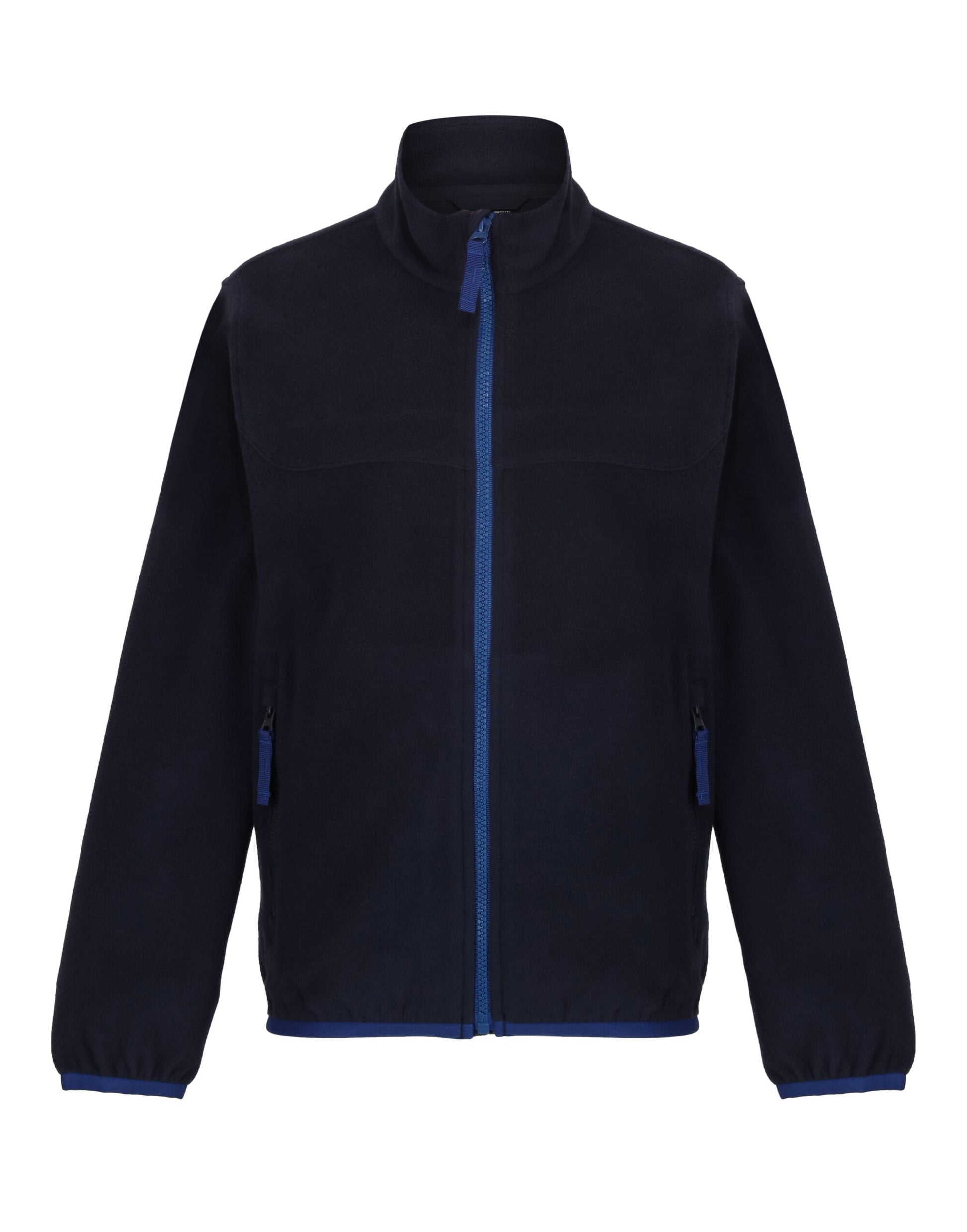 Full Zip Microfleece - Navy/New Royal