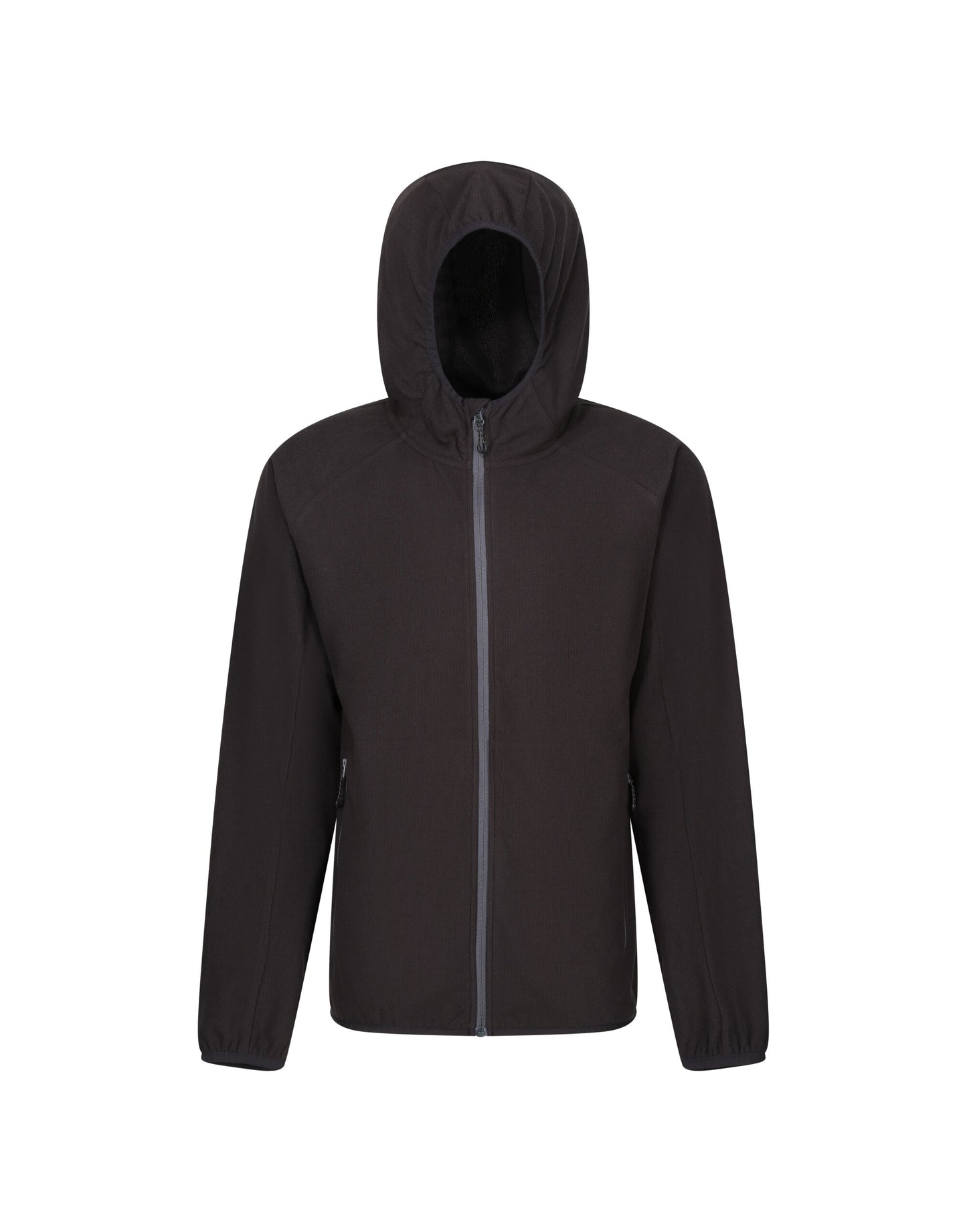 Mens Navigate Full Zip Fleece - Black/Seal Grey
