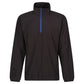 Mens Navigate Half Zip Fleece - Black/New Royal