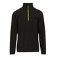 Mens Navigate Half Zip Fleece - Black/Lime