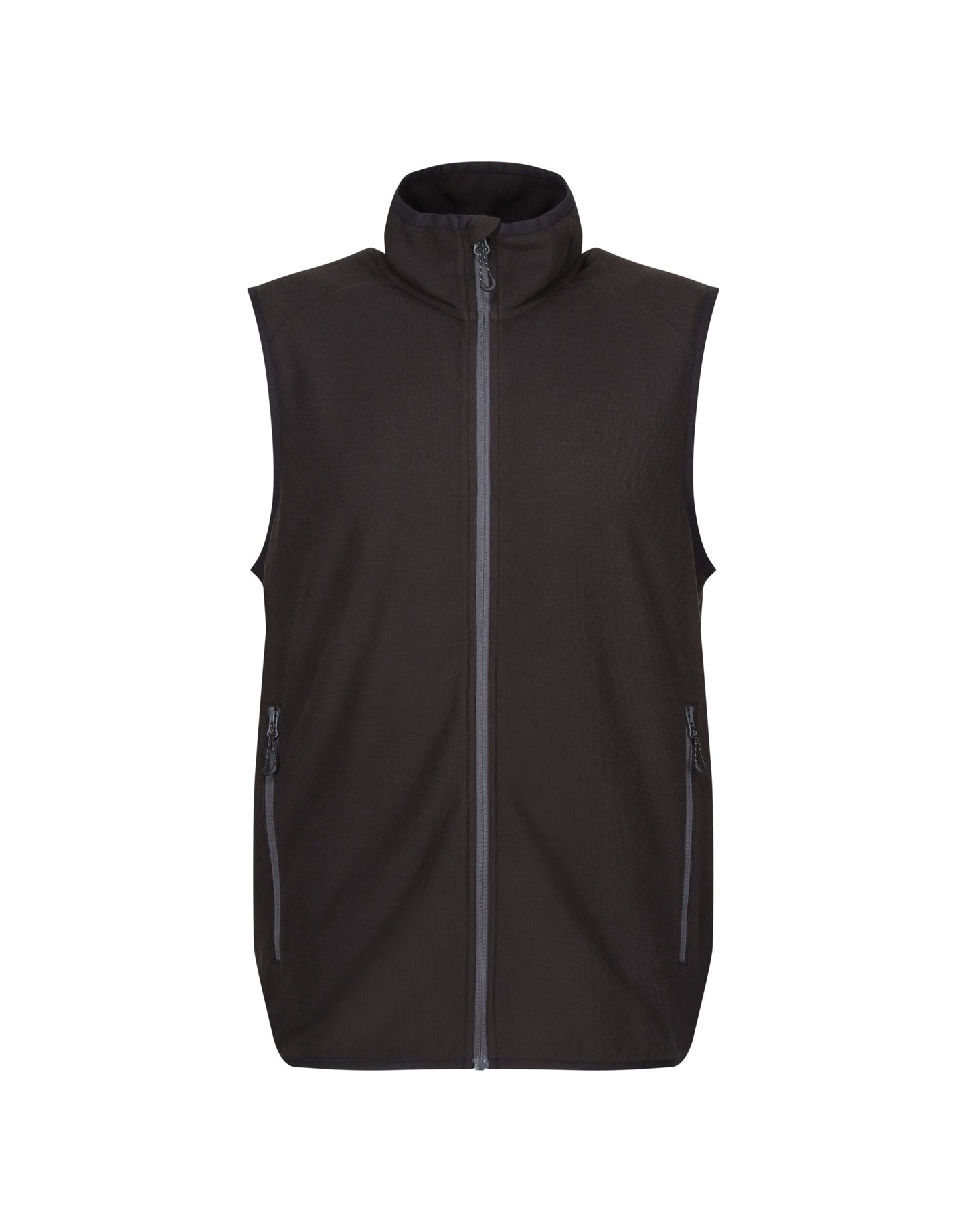 Mens Navigate Fleece Bodywarmer - Black/Seal Grey