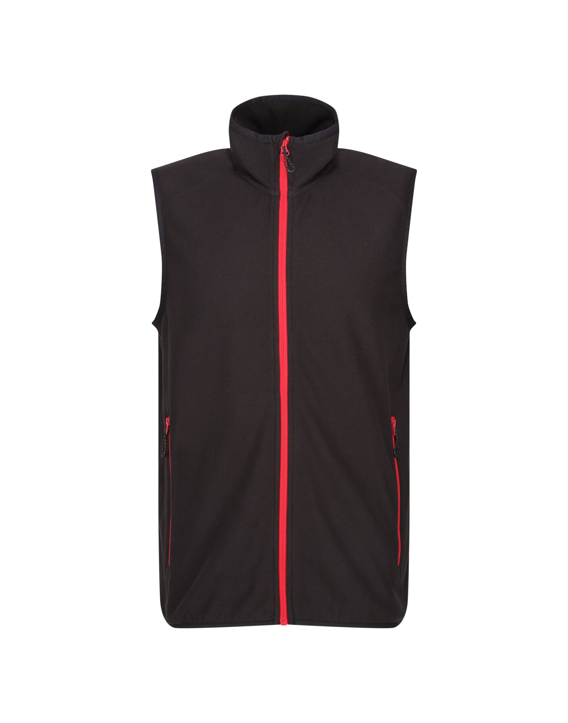 Mens Navigate Fleece Bodywarmer - Black/Classic Red