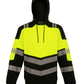 Hi-Vis X-Pro Hoodie (Class 2) - Black/Hi-Vis Yellow