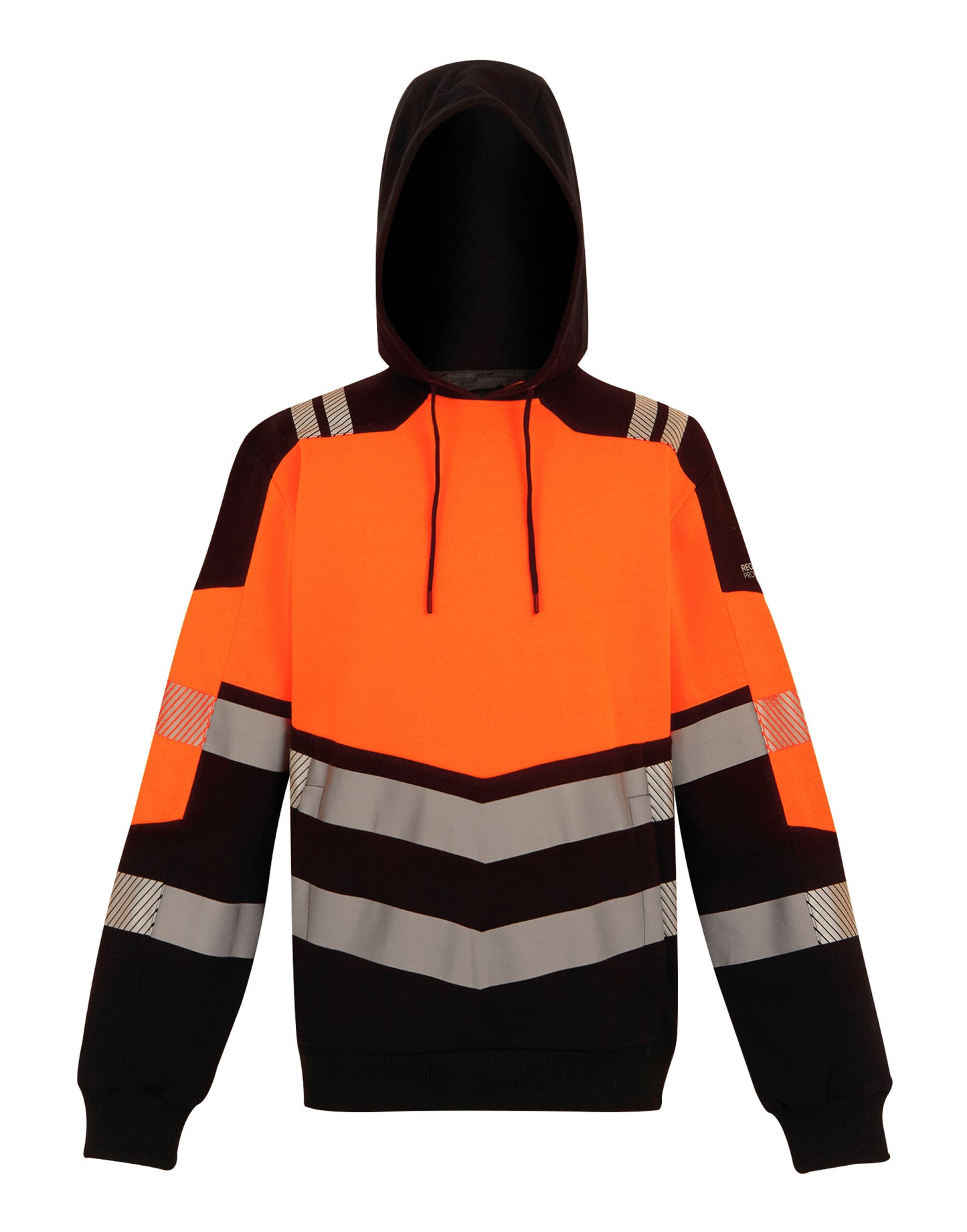 Hi-Vis X-Pro Hoodie (Class 2) - Black/Hi-Vis Orange