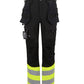 Hi-Vis X-Pro Stretch Holster Trousers (Class 1) - Black/Hi-Vis Yellow