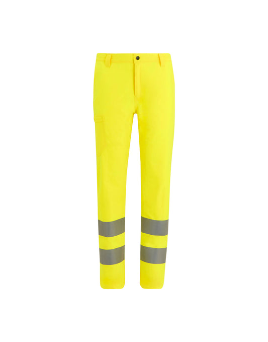 Pro Contract Stretch Action Trousers - Hi-Vis Yellow