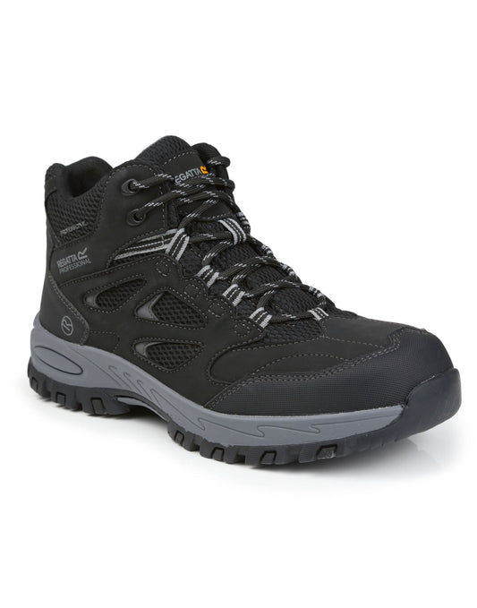 Mudstone S1P Safety Hiker Boot - Black/Granite