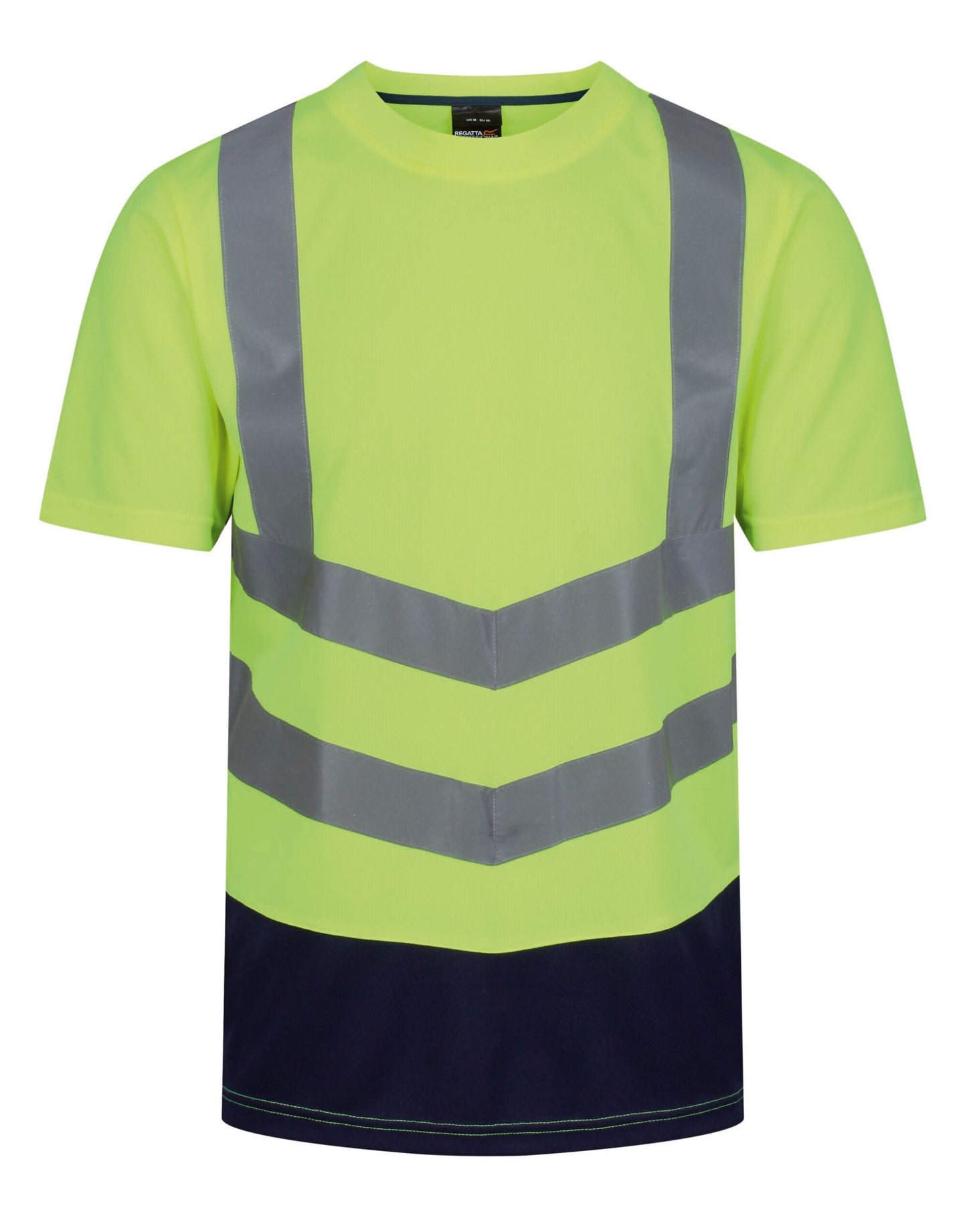 Pro Hi Vis Tee - Hi-Vis Yellow/Navy