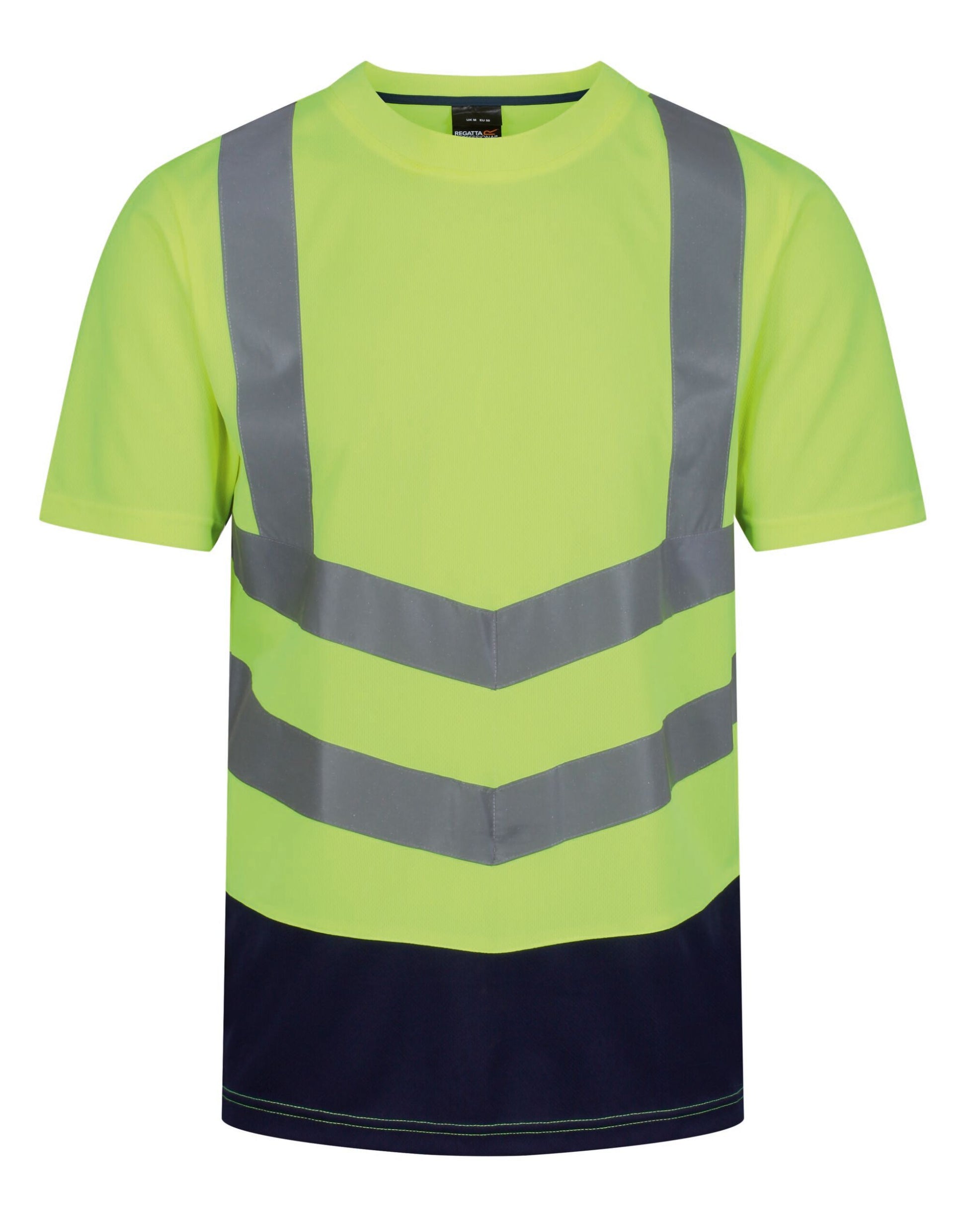Pro Hi Vis Tee - Hi-Vis Yellow/Navy