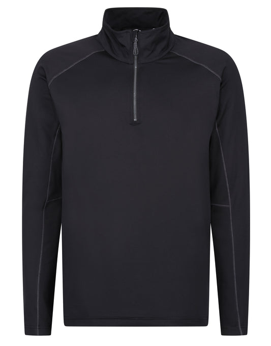 Core Stretch Half Zip Midlayer - Black