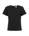 Ladies Ada Cotton Stretch T-Shirt - Black