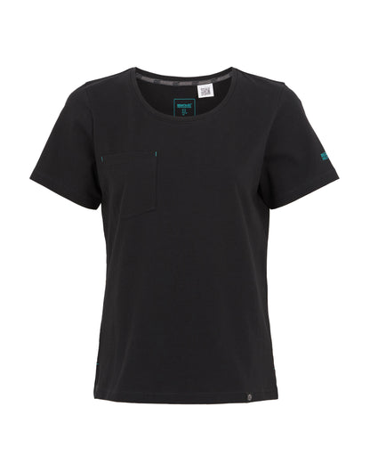 Ladies Ada Cotton Stretch T-Shirt - Black