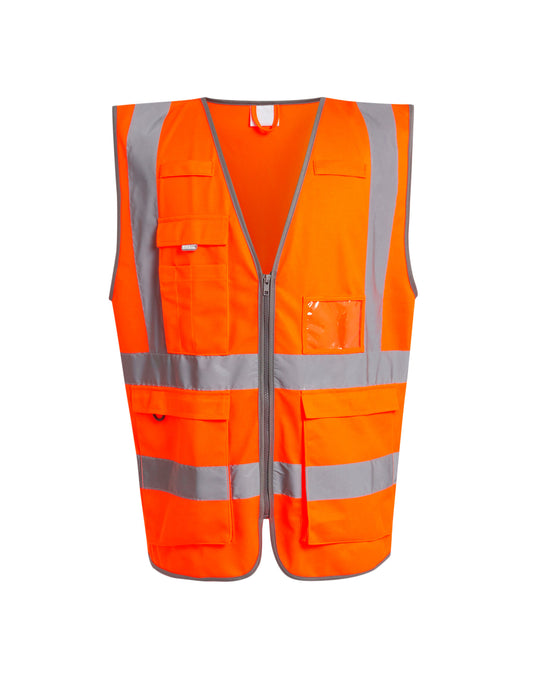 Hi Vis Executive Vest - Hi Vis Orange