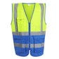 Hi Vis Executive Vest - Hi Vis Yellow/Royal Blue