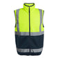 Hi Vis Pro Full Zip Gilet - Hi-Vis Yellow/Navy