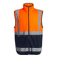 Hi Vis Pro Full Zip Gilet - Hi Vis Orange/Navy