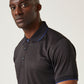 Navigate Short Sleeve Polo - Black/New Royal