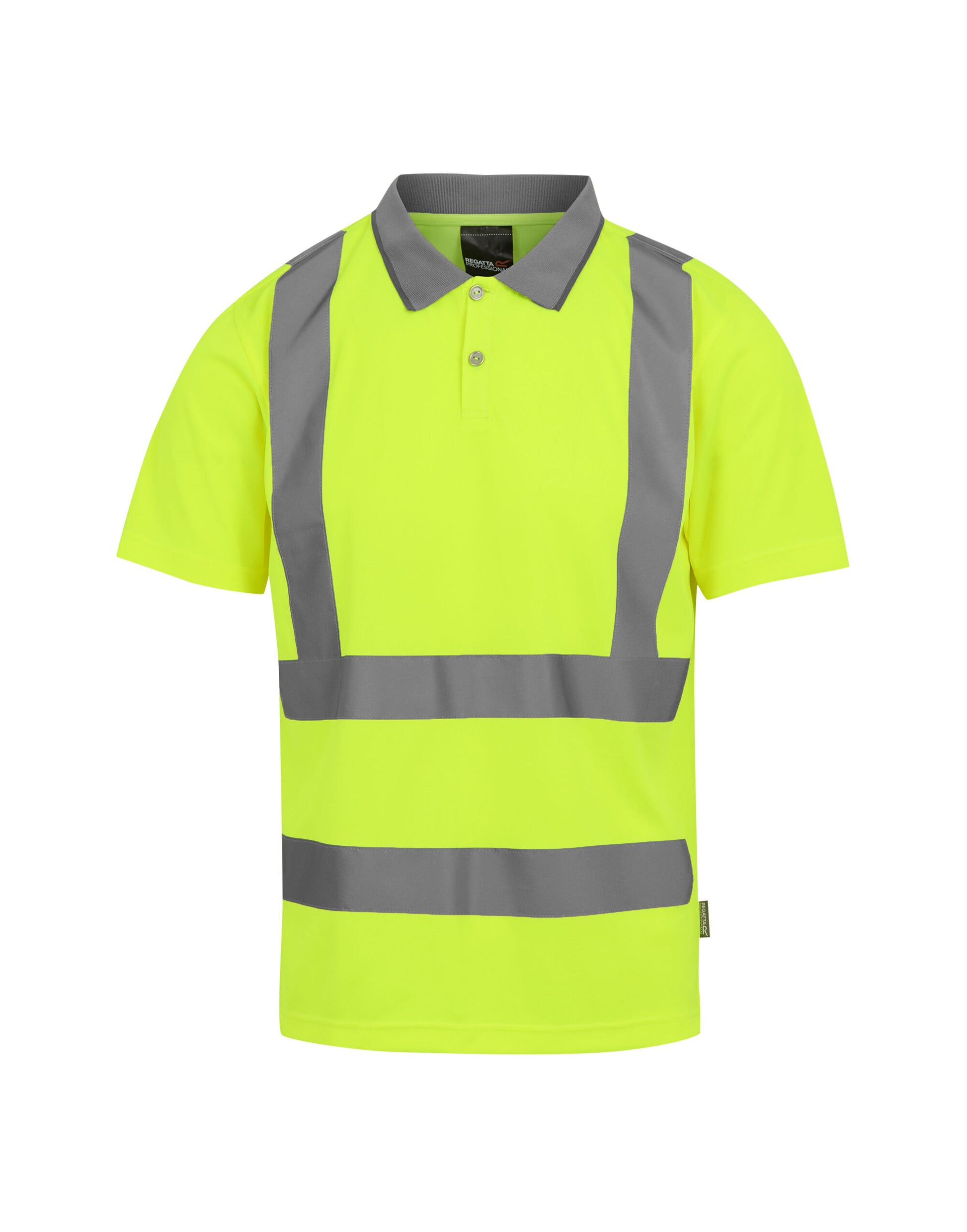 Hi-Vis Pro Contract Polo Shirt (Class 2) - Hi-Vis Yellow