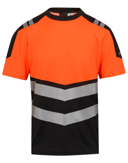 Hi-Vis X-Pro T-Shirt - Black/Hi-Vis Orange