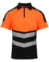 Hi-Vis X-Pro Polo - Black/Hi-Vis Orange