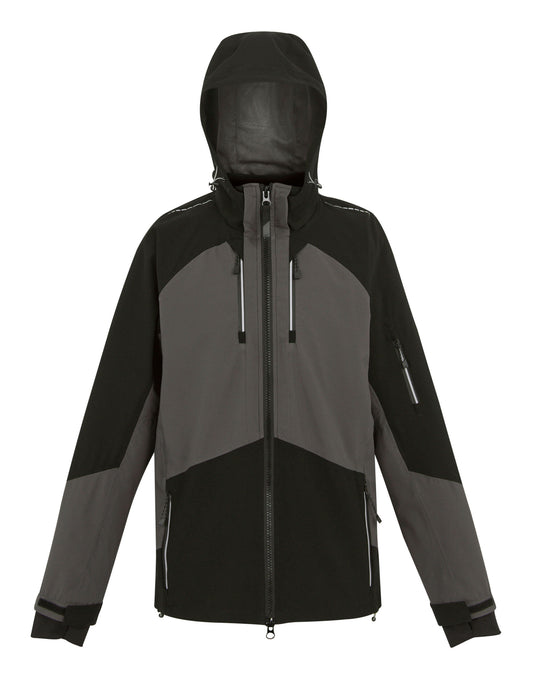 4TEX Stretch Waterproof Shell Jacket - Slate Grey/Black