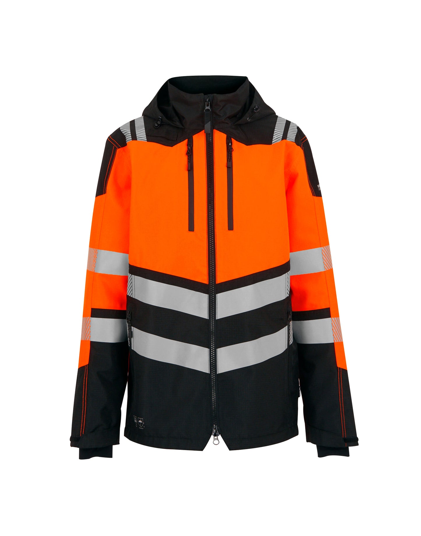 Hi-Vis X-PRO WTP Shell Jacket Class 2 - Black/Hi-Vis Orange