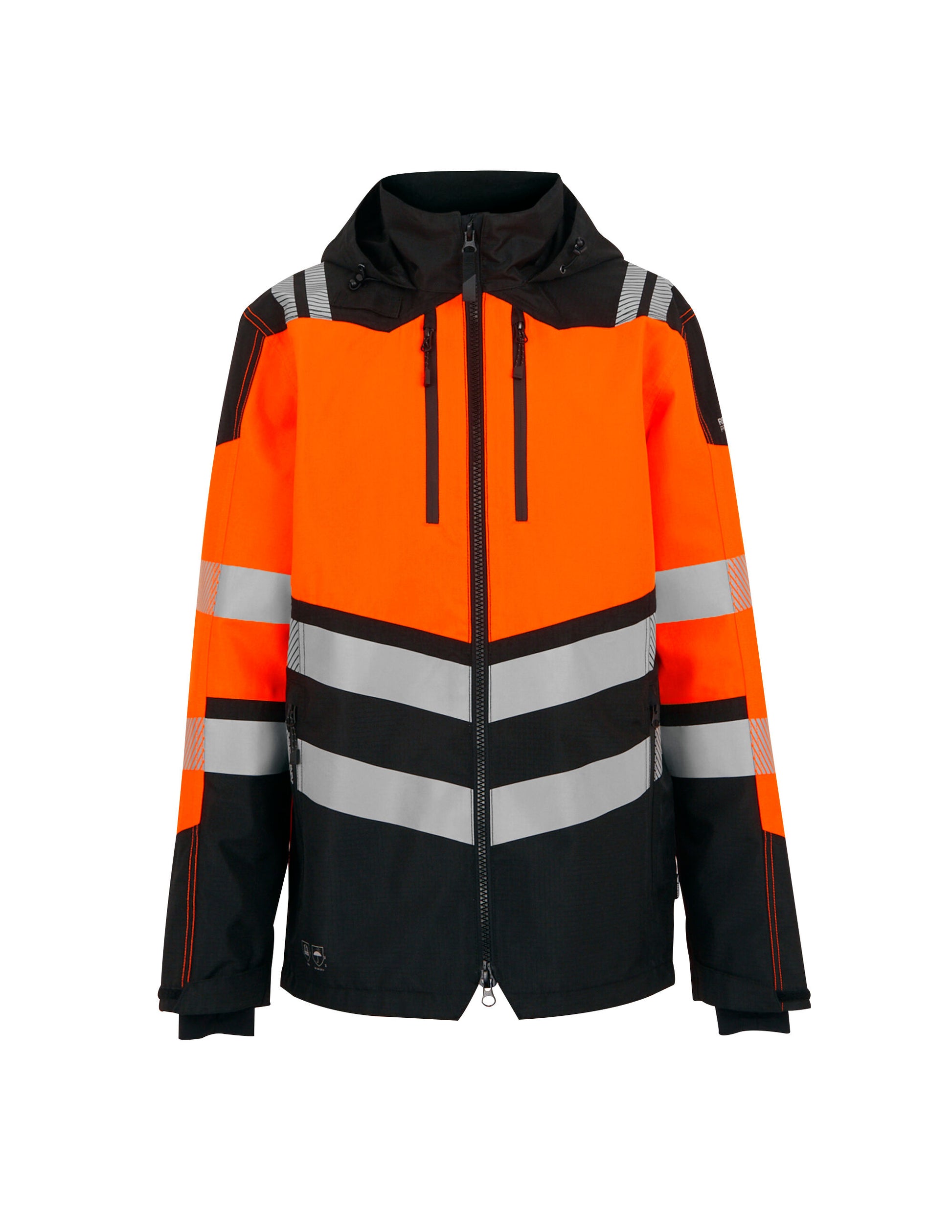 Hi-Vis X-PRO WTP Shell Jacket Class 2 - Black/Hi-Vis Orange