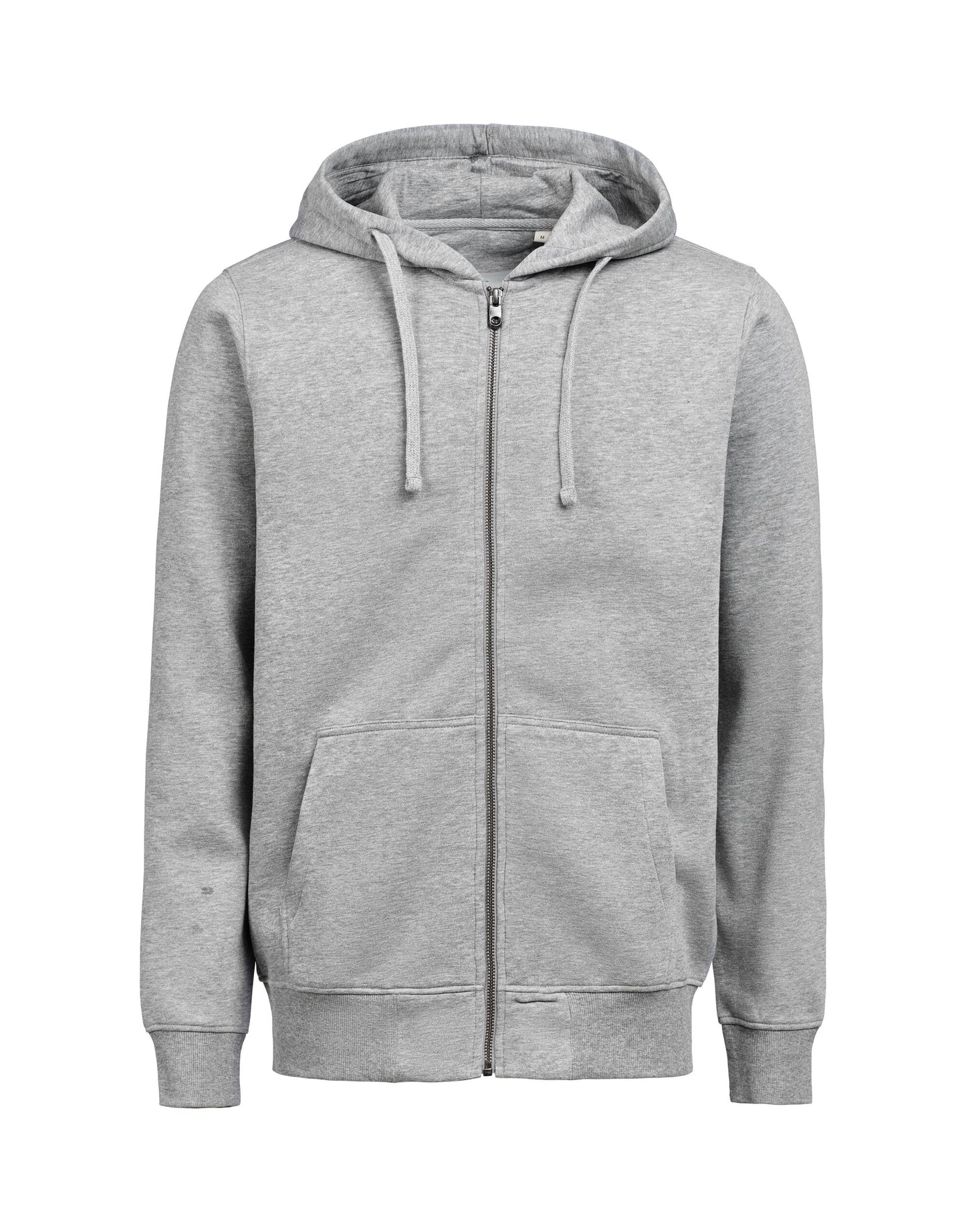 Full Zip Hoodie Regular Fit - Grey Melange