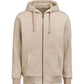 Full Zip Hoodie Regular Fit - Latte