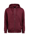 Full Zip Hoodie Regular Fit - Prune