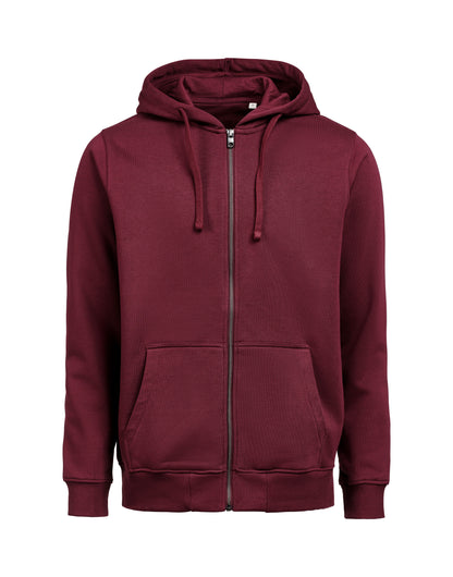 Full Zip Hoodie Regular Fit - Prune