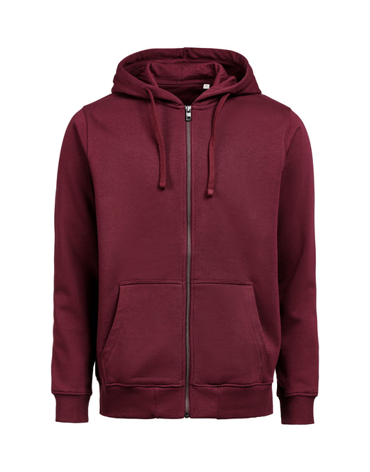 Full Zip Hoodie Regular Fit - Prune