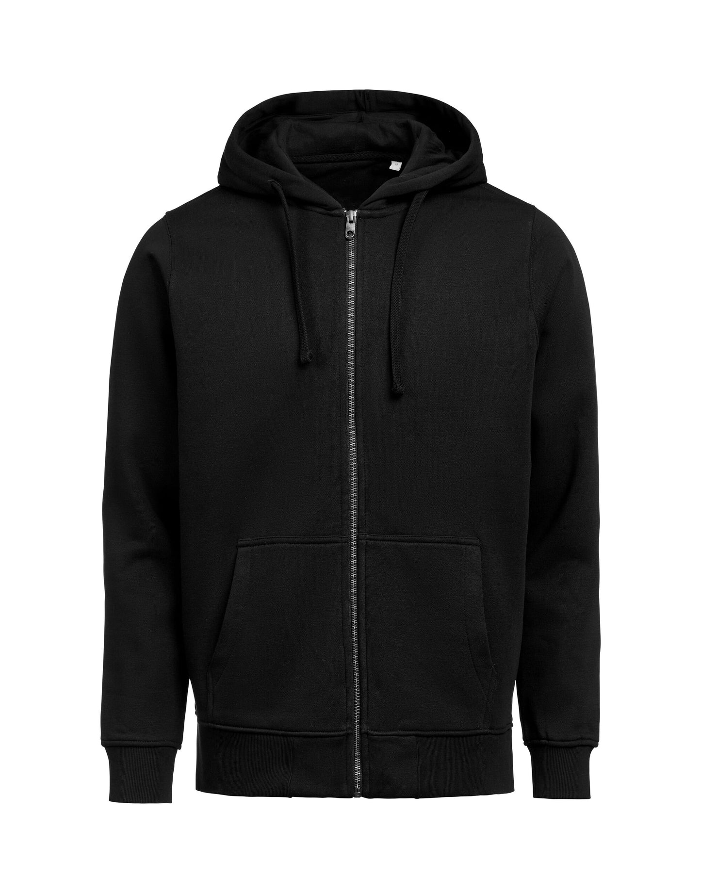 Full Zip Hoodie Regular Fit - Black