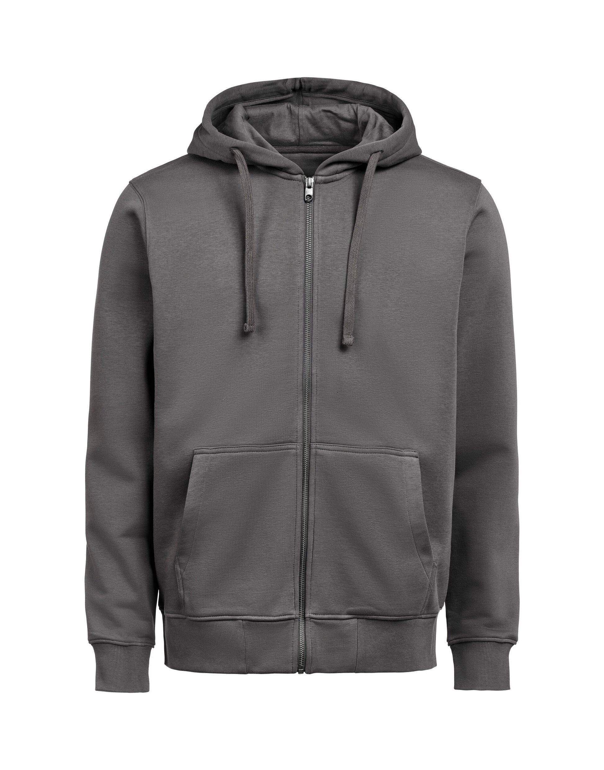 Full Zip Hoodie Regular Fit - Charcoal
