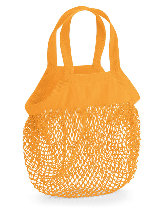 Organic Cotton Mini Mesh Grocery Bag - Amber