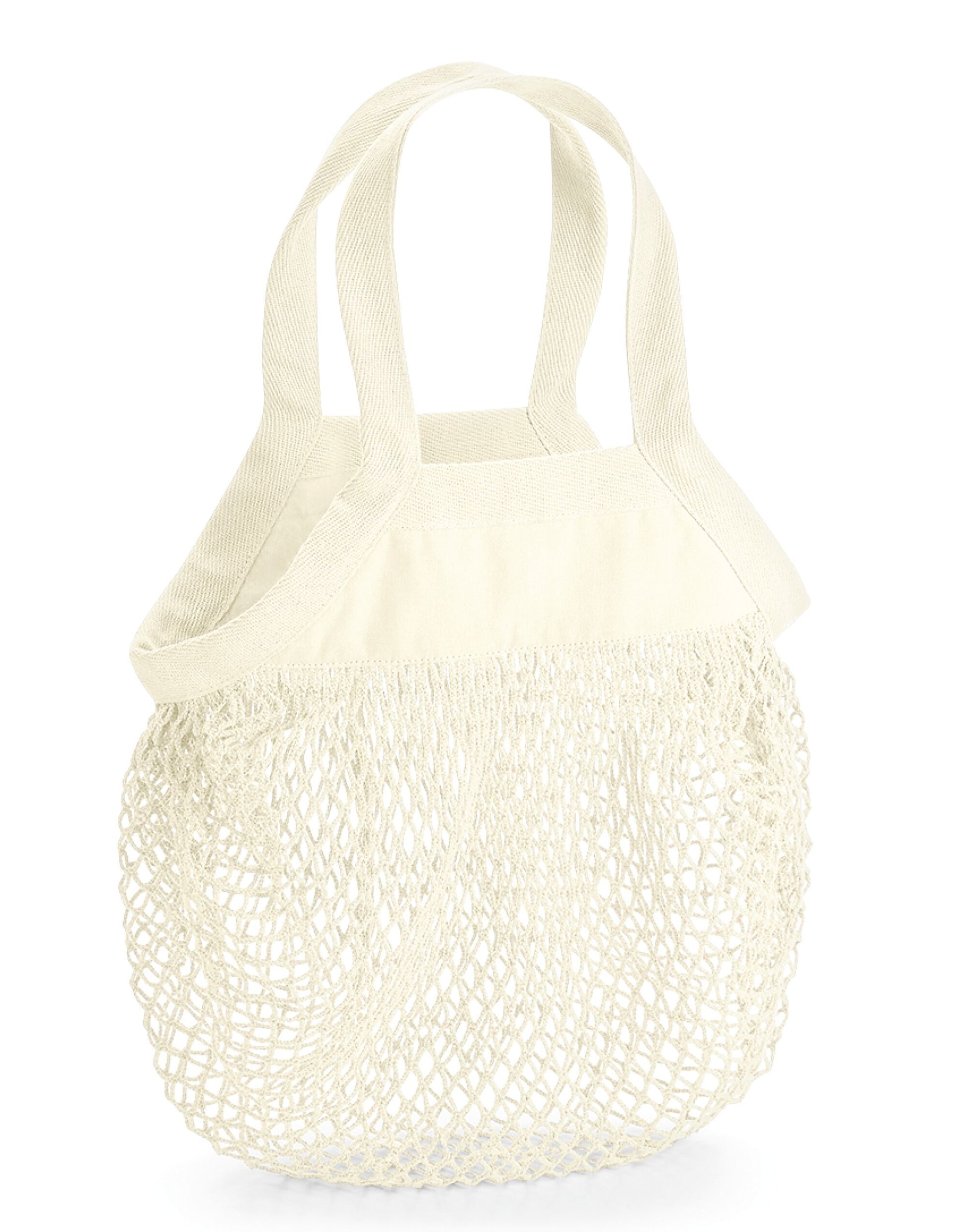 Organic Cotton Mini Mesh Grocery Bag - Natural