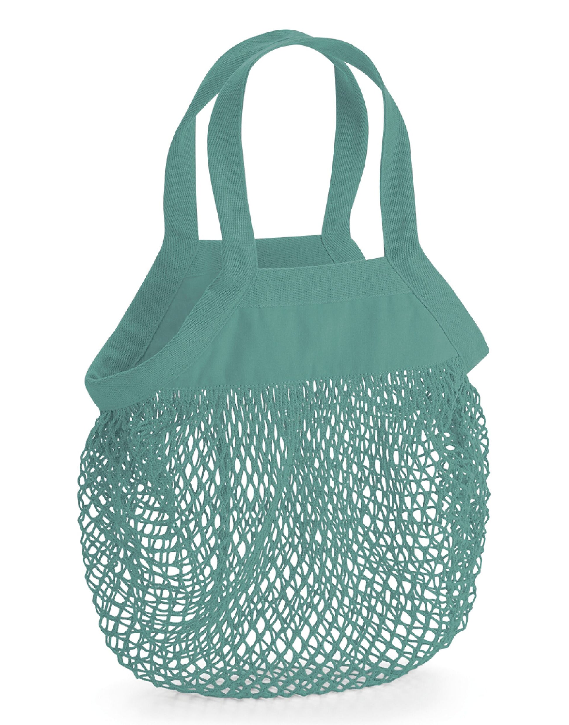 Organic Cotton Mini Mesh Grocery Bag - Sage