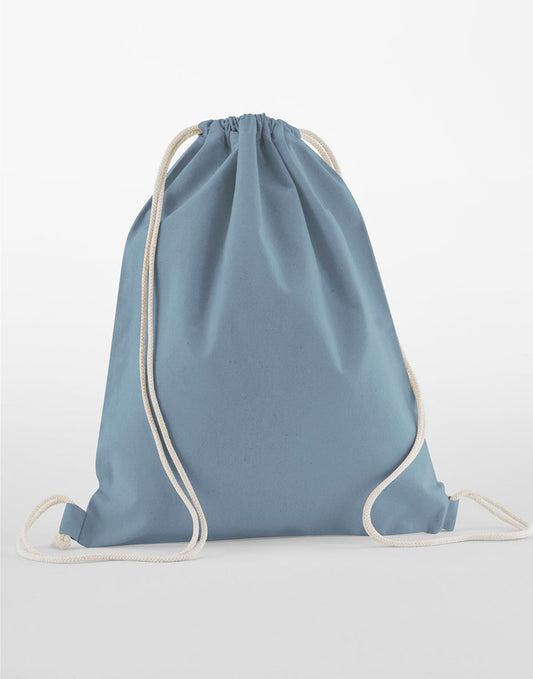 Organic Cotton InCo Gymsac - Dusty Blue