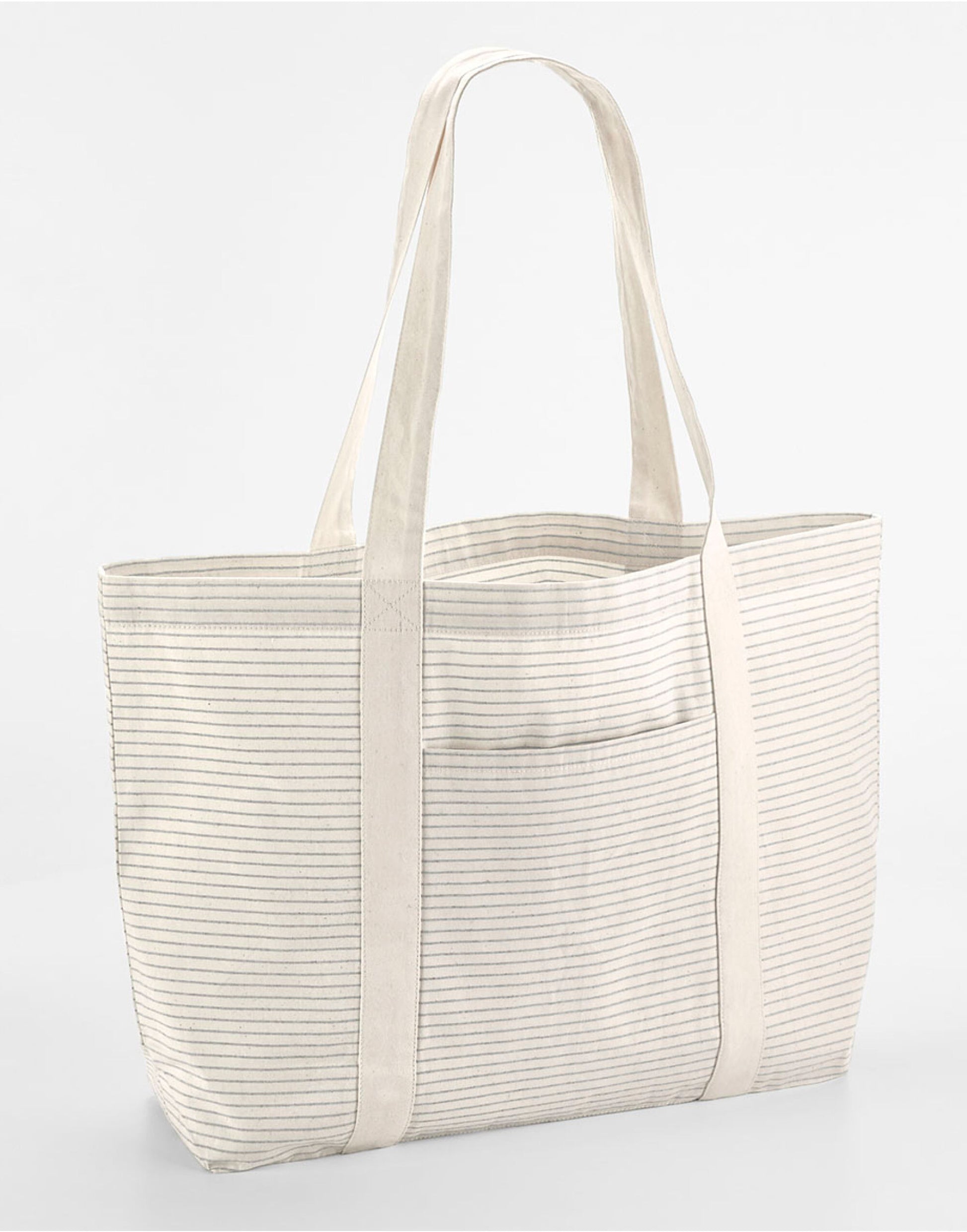Striped Organic Cotton Shopper - Red Stripe