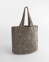Leopard Print Canvas Shopper - Vintage Leopard Print