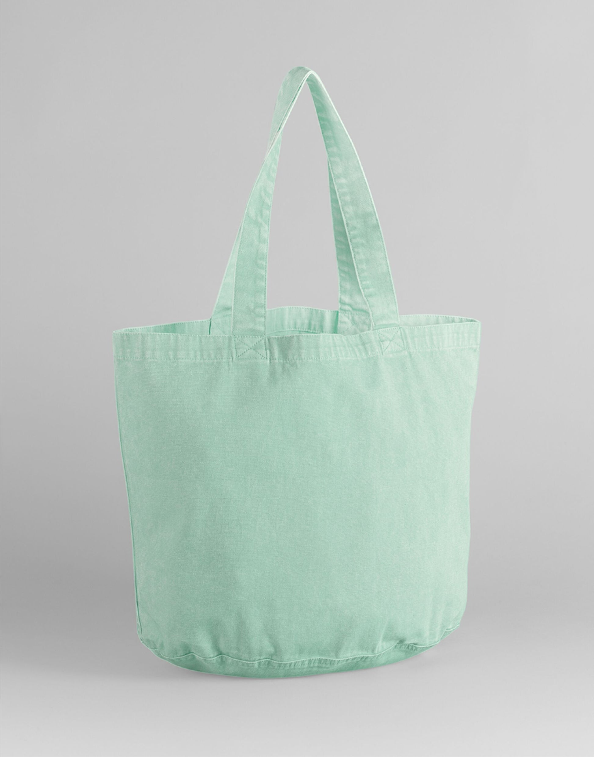Garment Dyed Shopper - Vintage Aqua