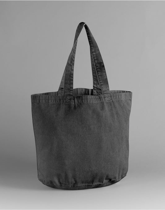 Garment Dyed Shopper - Vintage Black