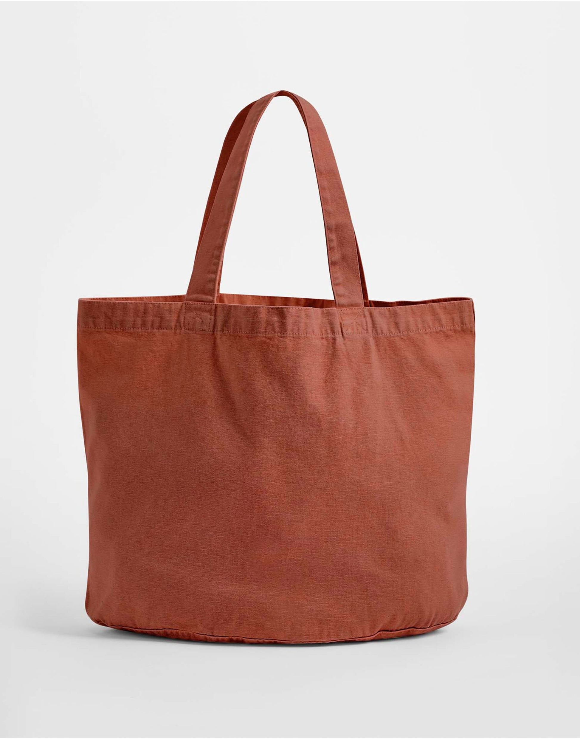 Garment Dyed Shopper - Vintage Orange Rust