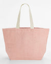 Soft Washed Jute Beach Bag - Blossom