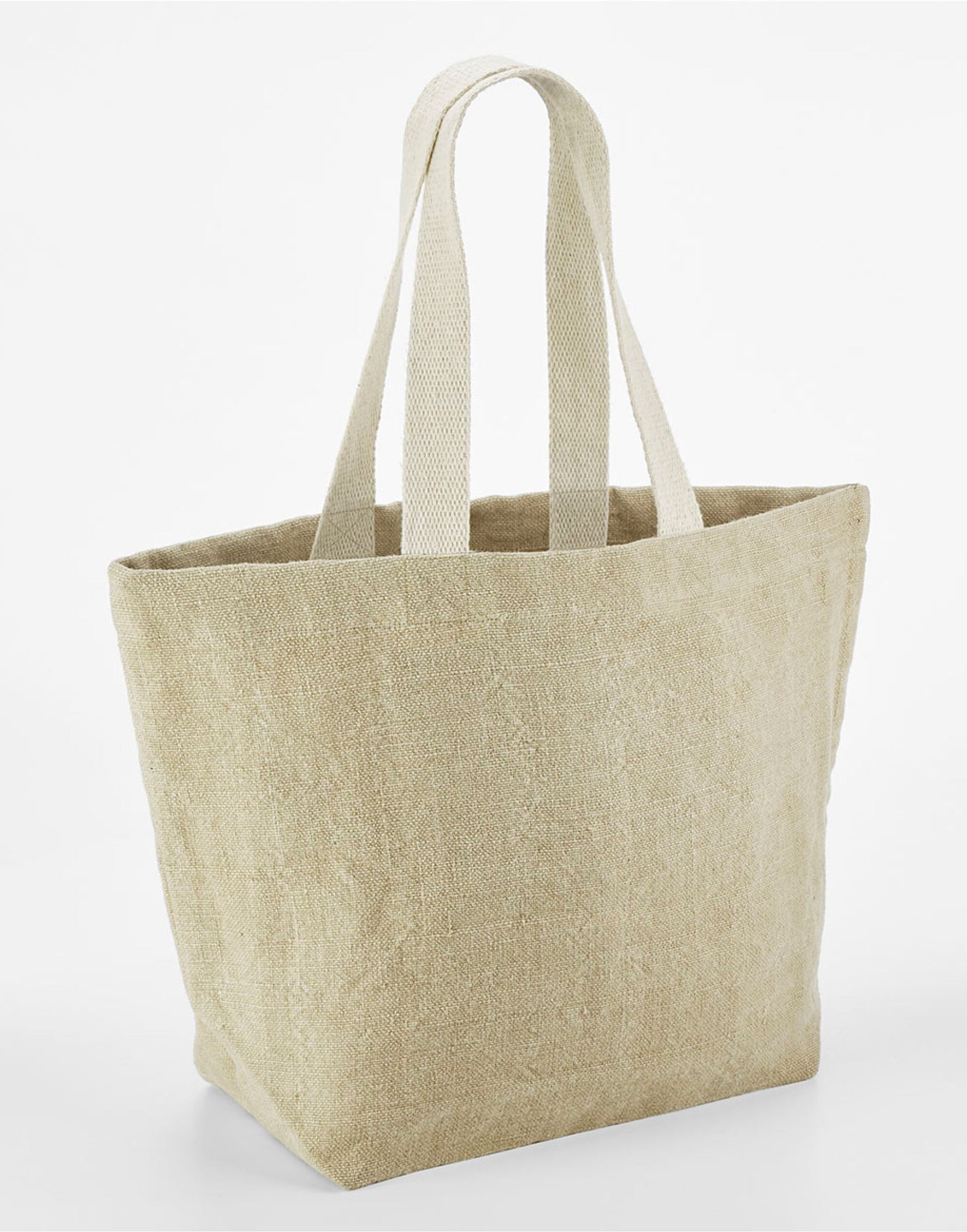 Soft Washed Jute Beach Bag - Natural