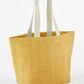 Soft Washed Jute Beach Bag - Saffron
