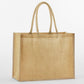 Natural Starched Jute Classic Shopper - Natural