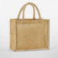 Natural Starched Jute Midi Tote - Natural