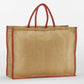 Starch Jute Market Shopper - Natural/Orange Rust