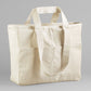 Double Handle Cargo Pocket Tote - Natural
